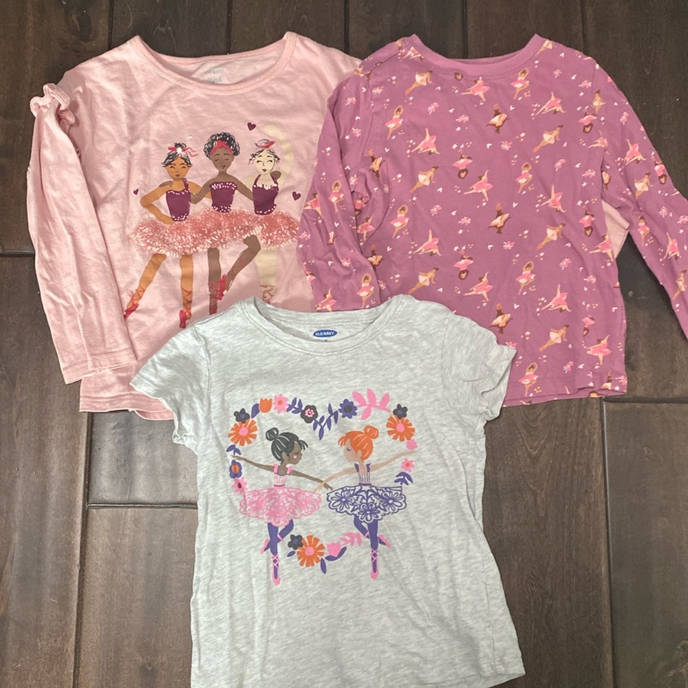 Ballet Bundle T-shirts Girls Size 4T